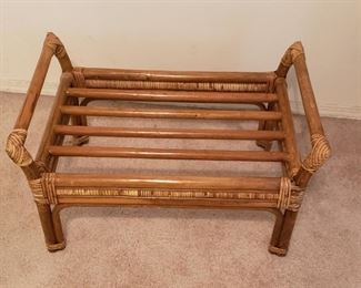 Rattan bench/stool