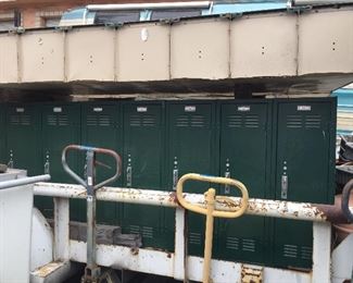 lockers of various sizes