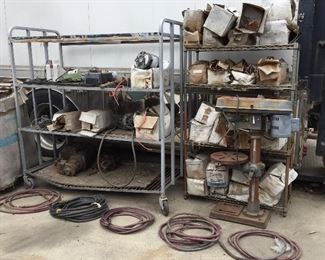 assorted motors and hoses