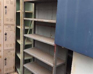 lots of shelving units