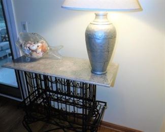 Sofa Table Wine Rack Combination