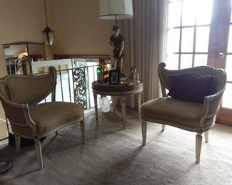 An original pair of Tete a Tete Armchairs, surprisingly comfortable, and solid, never abused, excellent condition,