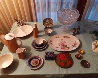 Antique Glass and Ceramics are here in abundance, hurry in for best selection, 1,000's of items house wide,