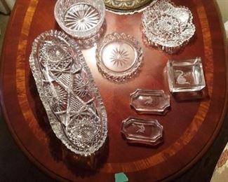 Best in Class, Inlaid Wood Oval Table,