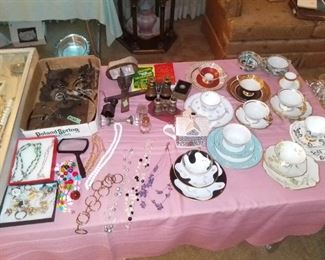 Watches, Jewelry, Necklaces, Bracelets, world's finest English and European cups and saucers!,