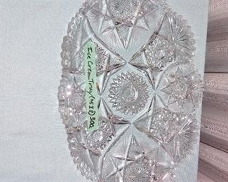 Victorian period, American Made, Antique Cut to Death, Ice Cream Tray, they only rarely get better than this American Masterpiece!,