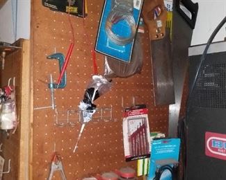 Garage Tools and equipment, etc.,