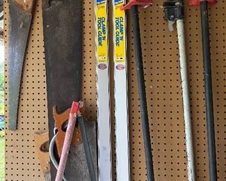 Saws etc. you must come to dig and pick out. Wonderful woodworker treasures