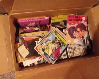LOTS of vintage paperbacks/magazines - more photos to come