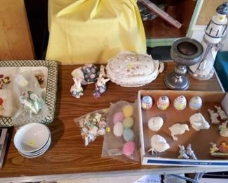 Ceramic Easter Items, Large Serving Dish,  Hot Holders