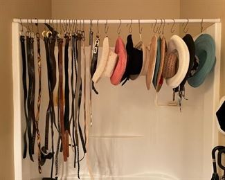 LADIES HATS AND BELTS