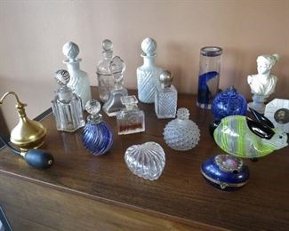Selection of Vintage Perfume Bottles
