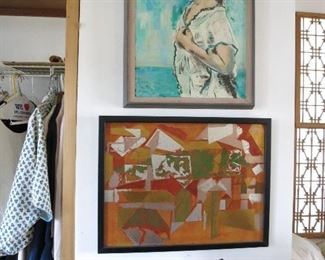 Small Abstract by Paul Cooper; Palette Knife Portrait