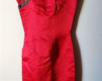 Vintage Silk Embroidered Mandarin "Cheongsam" Dress   