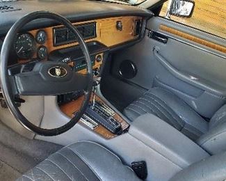 Interior, 1986 Jaguar XJ6 Four-Door Sedan
