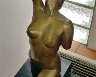 "Golden Nude" Orig. Bronze by Jennifer Jenkins