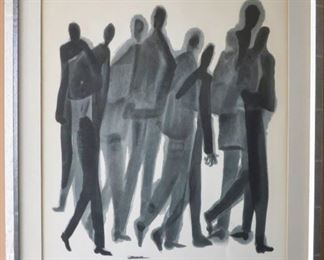 "Many Men" Orig. Llitho by Ben Shahn, signed & numbered