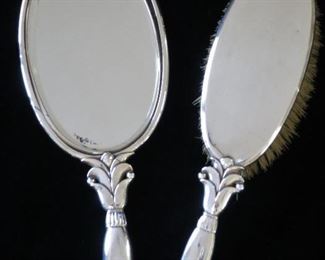 Georg Jensen Sterling Silver Vanity Set