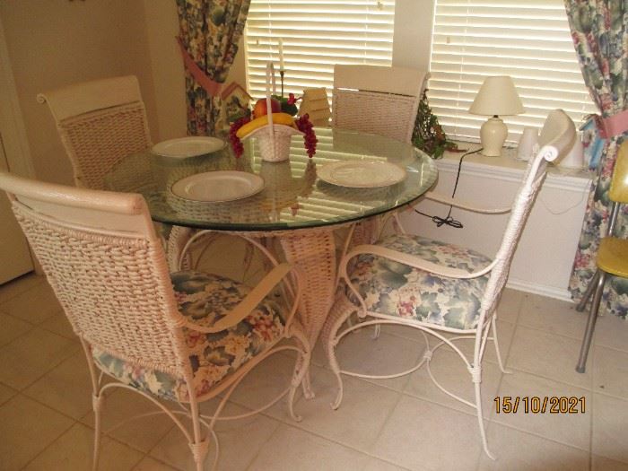 Metal Breakfast Table