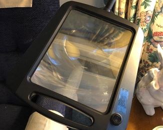 Magnifying Light on Stand