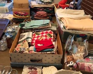 Tons of Kitchen Linens