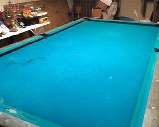 Pool Table purchased from Atlanta Pool Hall in '60's