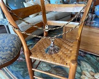 Signed Bob Timberlake Burke Corner Chair, $425