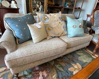 Oatmeal Custom Couch, $2950 [68" long x 40" deep. 18.5" seat height]