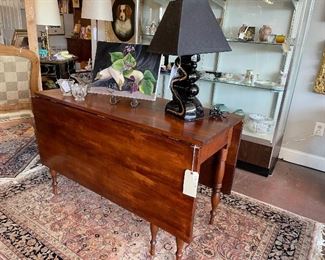 Antique Drop Leaf Table, $475