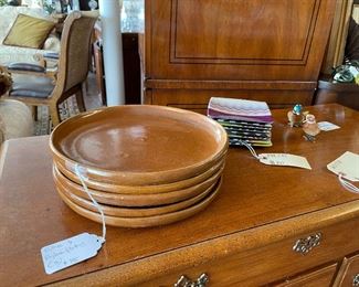 Set of 5 Bybee Plates, $45