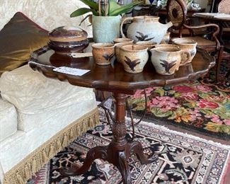 Council Craftsman Pie Crust Table, $450 [30" W x 29" H]