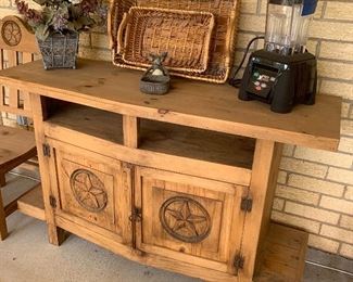 Rustic buffet/bar