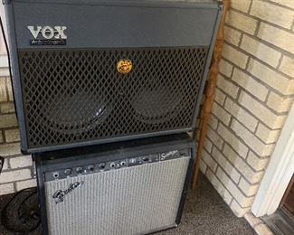 Vox Valvetronix Amp and Fender Satellite Amp