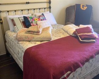 Queen size iron bed