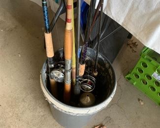 Fishing rods and reels