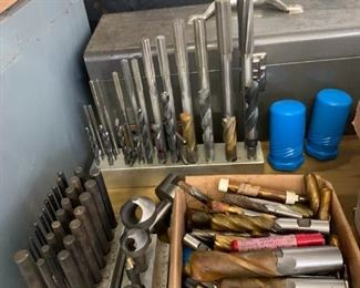 Misc. mill cutters, countersink, boring tools, hole reamers, etc.