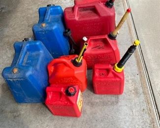 misc. plastic fuel cans