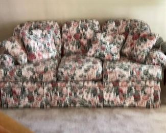 High end NORWALK custom sofa - can be easily recovered with updated upholstery! Nearly perfect condition $50!
