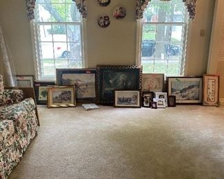 Wall art and picture frames