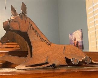 Decorative Metal Horse