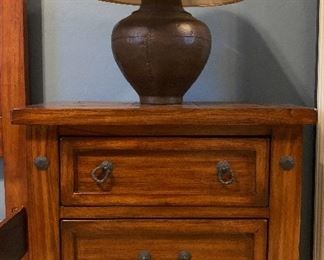 Nightstand, Table Lamps
