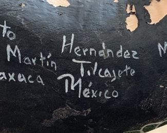 Alberto Hernandez Melchor Handpainted Lizard