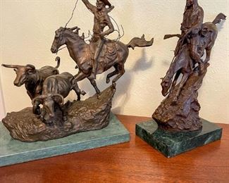 C M Russel & Remington Bronzes