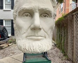 David Adickes famous president head, Lincoln to be featured!