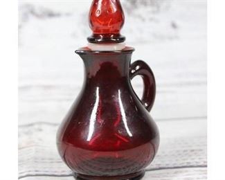 Vintage Avon Strawberry Bubble Bath Decanter