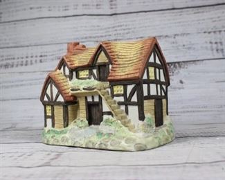 Vintage Ceramic Model Cottage Home