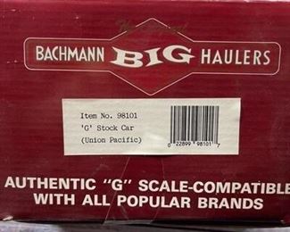 Bachmann G scale UP Union Pacific stock car