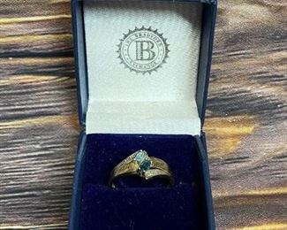 Bradford Exchange Sterling Silver Engraved Couples Ring