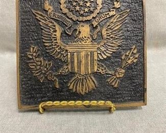 E pluribus unum Picture made of coal