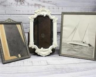 Vintage Lot of Frames and Mirror